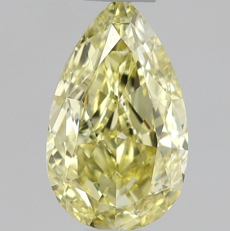 0.5ct Fancy Yellow Pear Natural Diamond