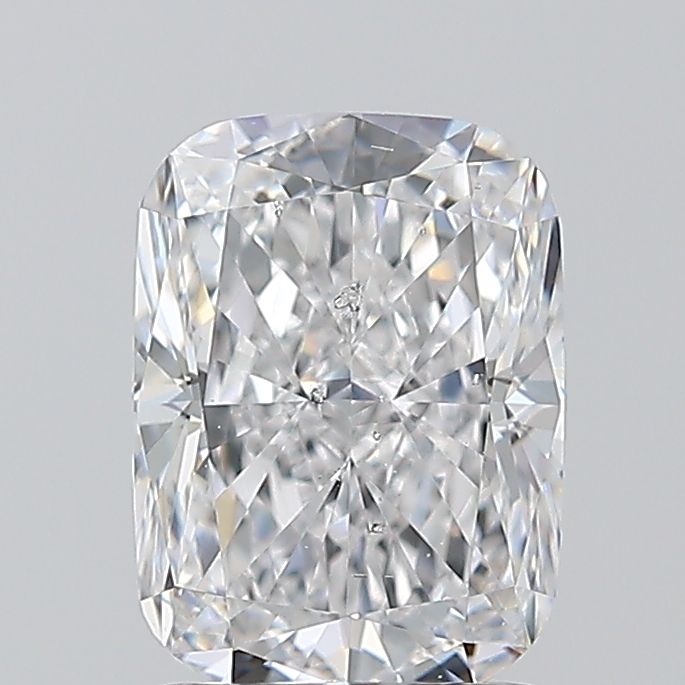 1.5ct Cushion Modified D SI2 Natural Diamond