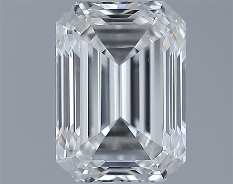 0.74ct Emerald F SI1 Natural Diamond