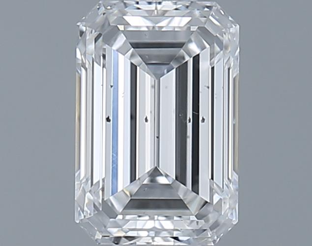 0.7ct Emerald D SI1 Natural Diamond