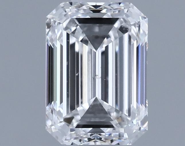 0.7ct Emerald D SI1 Natural Diamond