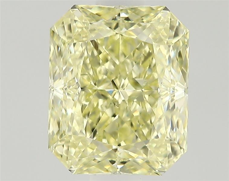 0.8ct Fancy Natural-even Yellow Radiant Natural Diamond