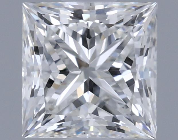 0.59ct Princess F VVS1 Natural Diamond