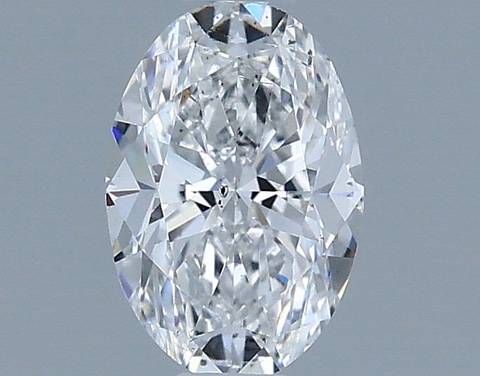 0.6ct Oval D SI1 Natural Diamond