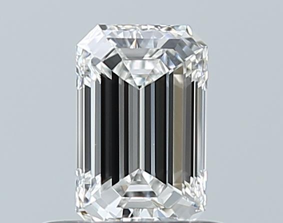 0.5ct Emerald F IF Natural Diamond