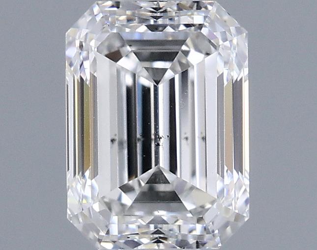 0.71ct Emerald F SI1 Natural Diamond