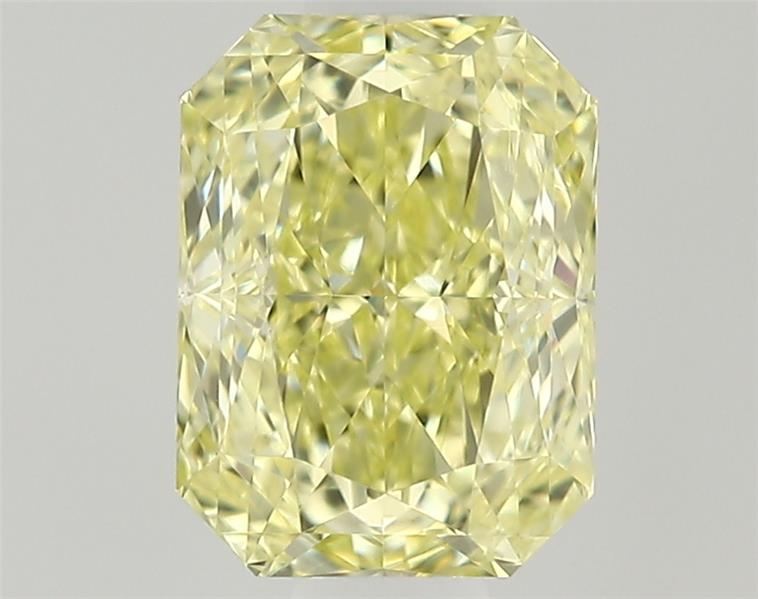 0.51ct Fancy Natural-even Yellow Radiant Natural Diamond
