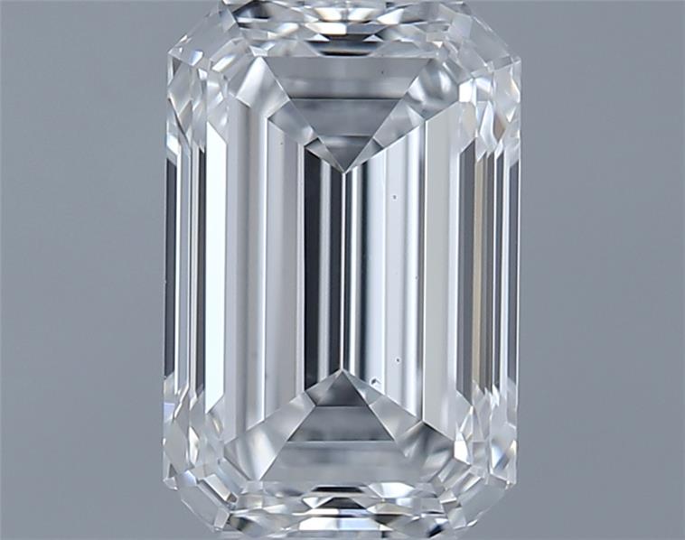 0.7ct Emerald E VS2 Natural Diamond