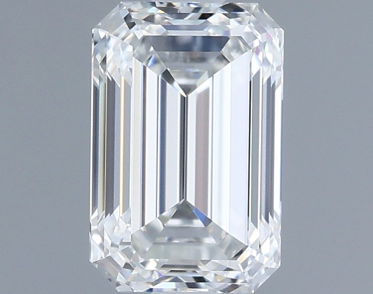 0.92ct Emerald F VVS1 Natural Diamond