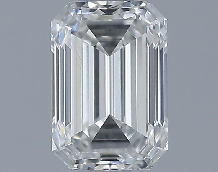 0.7ct Emerald H SI1 Natural Diamond