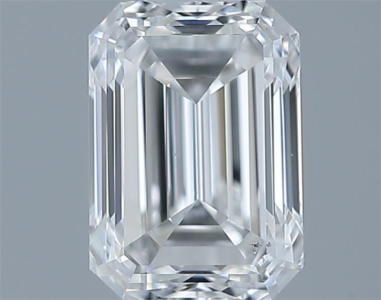 0.8ct Emerald F SI1 Natural Diamond