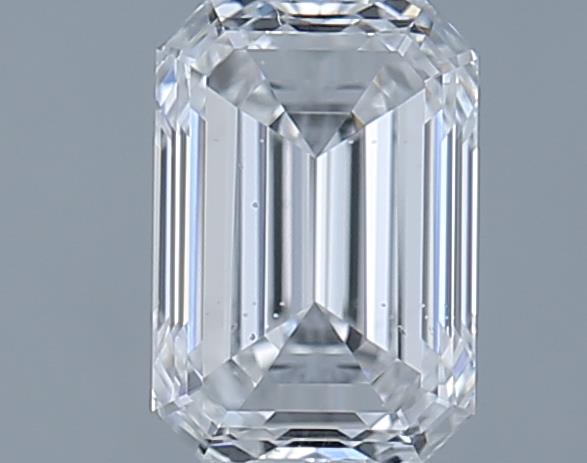 0.7ct Emerald E SI1 Natural Diamond