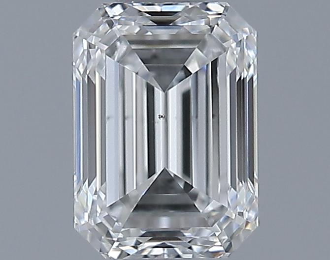 0.64ct Emerald F VS2 Natural Diamond