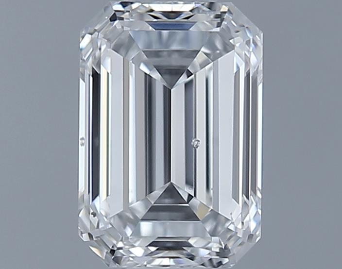 0.71ct Emerald E SI1 Natural Diamond
