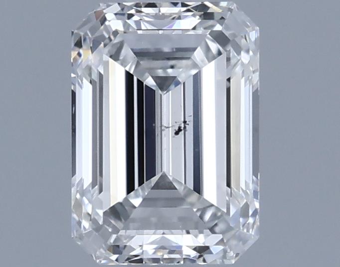 0.7ct Emerald E SI2 Natural Diamond