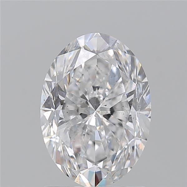 1.7ct Oval D SI2 Natural Diamond