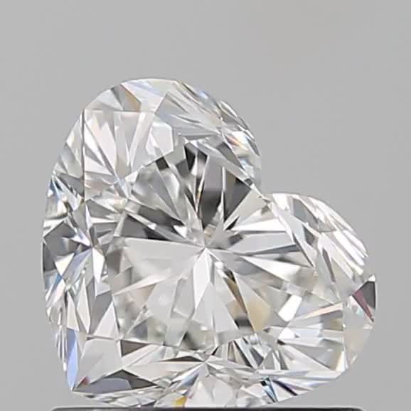 0.93ct Heart G VVS1 Natural Diamond