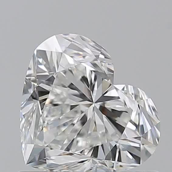 0.91ct Heart G VS1 Natural Diamond