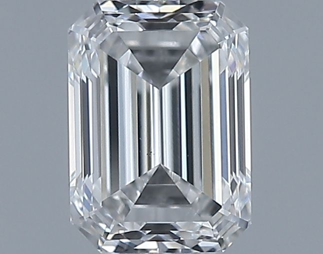 0.61ct Emerald F VS2 Natural Diamond
