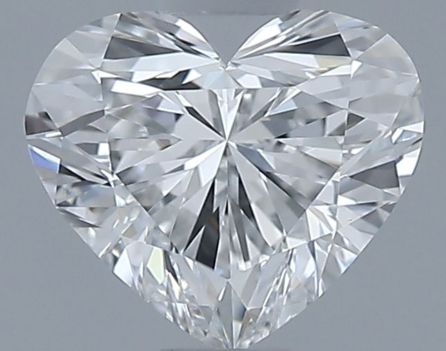 0.9ct Heart F VVS2 Natural Diamond
