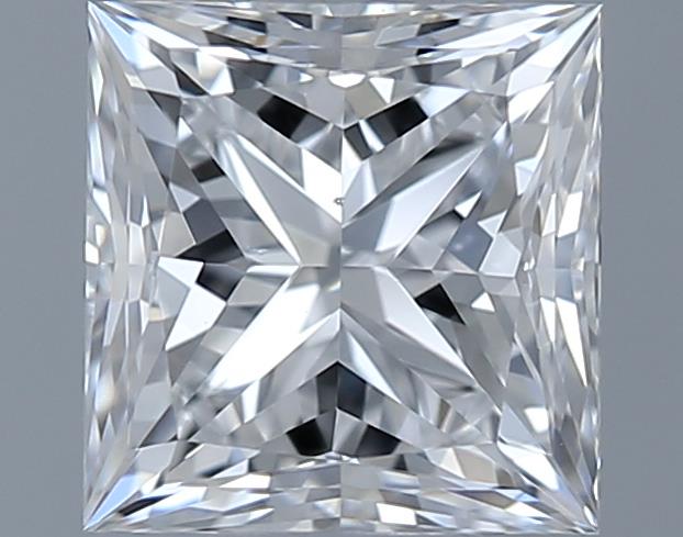 0.71ct Princess E VS2 Natural Diamond