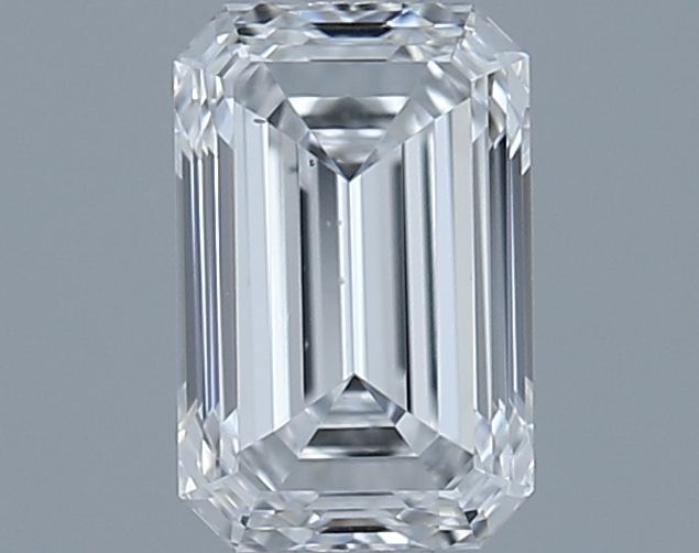0.6ct Emerald D VS2 Natural Diamond