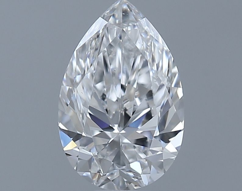 0.7ct Pear D VS2 Natural Diamond