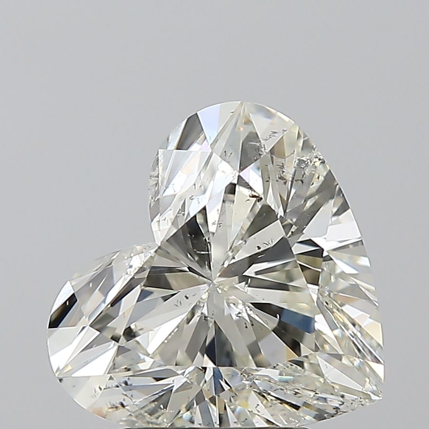 3.01ct Heart K SI2 Natural Diamond