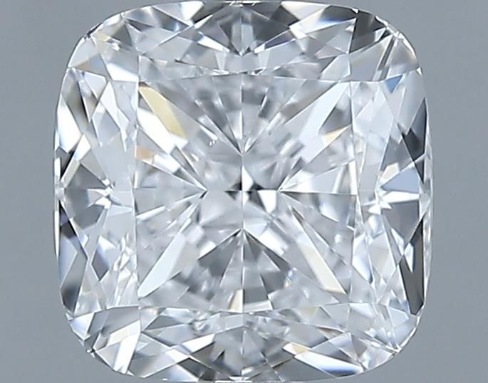 0.9ct Cushion D VS2 Natural Diamond