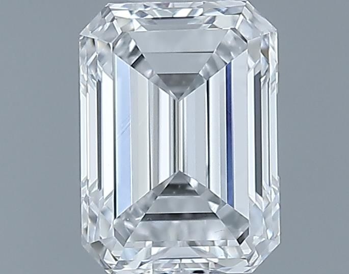 0.9ct Emerald D VS2 Natural Diamond