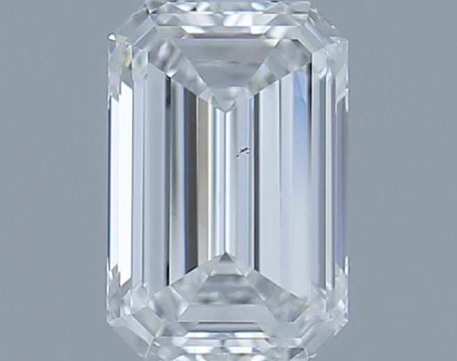 0.9ct Emerald F VS2 Natural Diamond