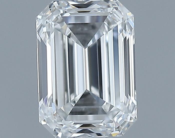 0.8ct Emerald F IF Natural Diamond