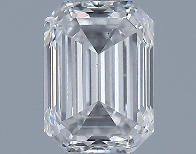 0.71ct Emerald F SI1 Natural Diamond