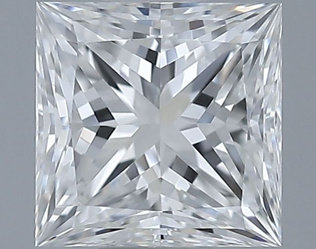 0.51ct Princess F IF Natural Diamond