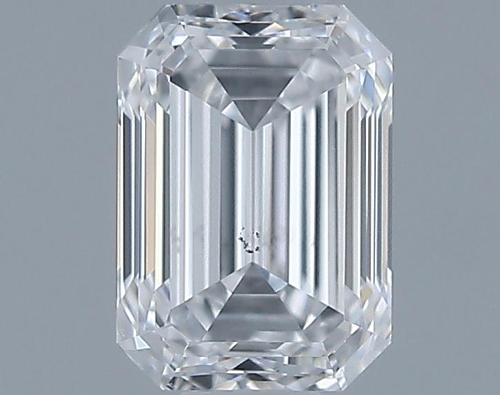 0.71ct Emerald D SI1 Natural Diamond