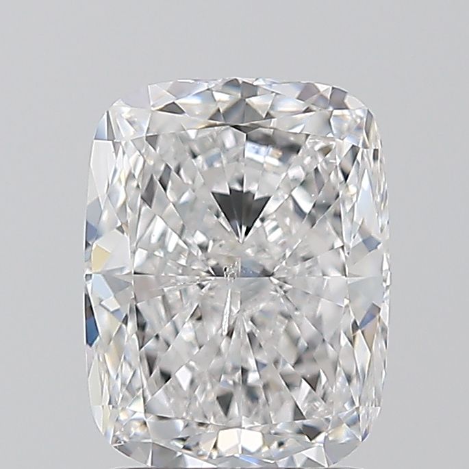 1.5ct Cushion Modified D SI2 Natural Diamond
