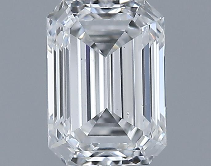 0.6ct Emerald E VS2 Natural Diamond