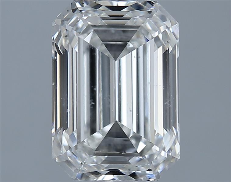 2.01ct Emerald H SI1 Natural Diamond