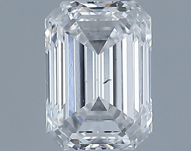 0.71ct Emerald E SI1 Natural Diamond