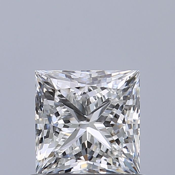 0.7ct Princess F IF Natural Diamond