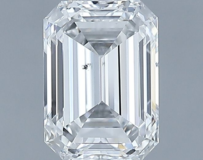 0.9ct Emerald E SI1 Natural Diamond