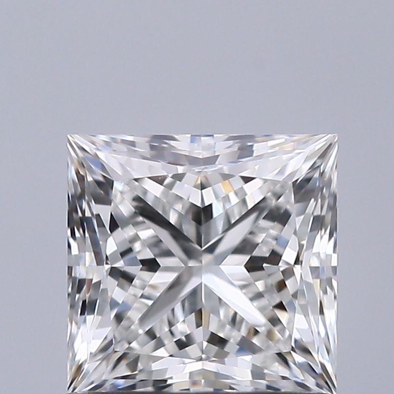 0.9ct Princess F IF Natural Diamond