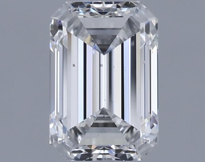 0.7ct Emerald E VS2 Natural Diamond