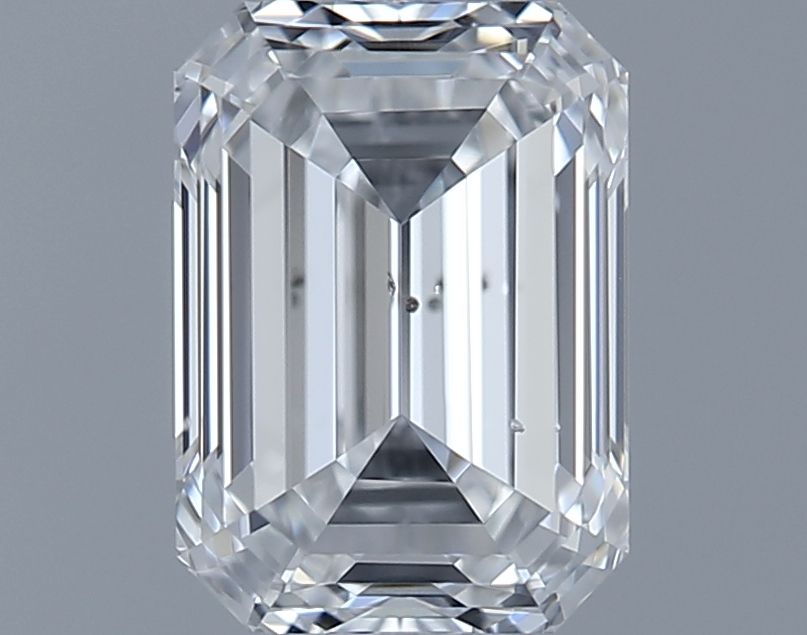 0.81ct Emerald D SI2 Natural Diamond