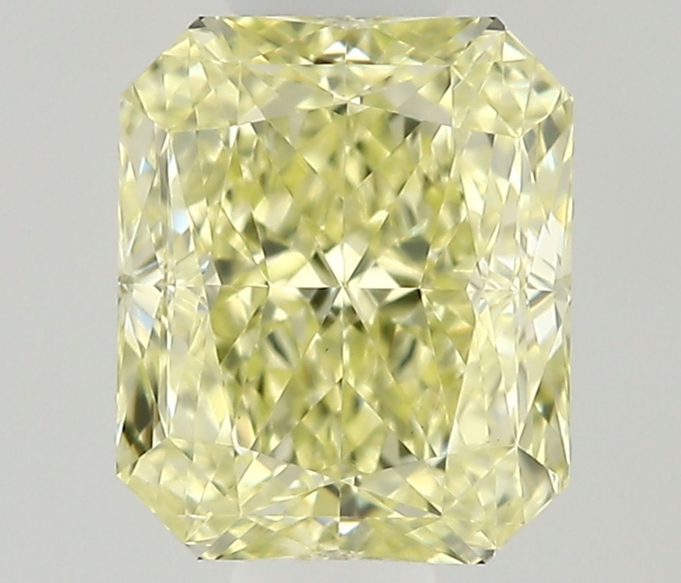 0.5ct Fancy Natural-even Yellow Radiant Natural Diamond
