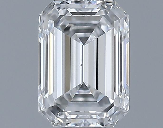 0.7ct Emerald E VS2 Natural Diamond