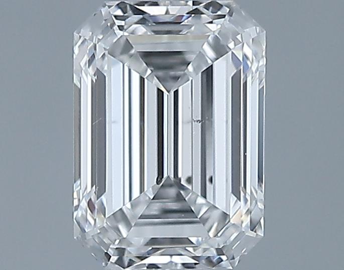 0.71ct Emerald E SI1 Natural Diamond