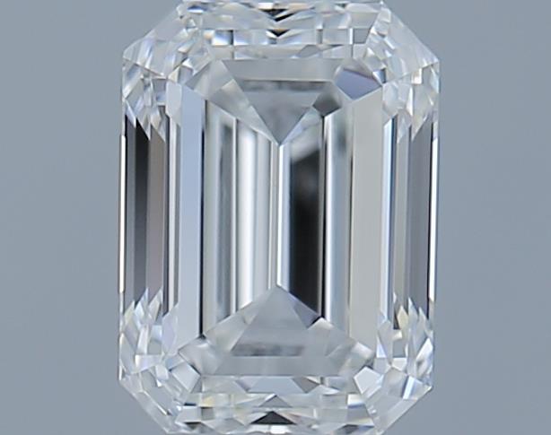 0.9ct Emerald F VVS2 Natural Diamond