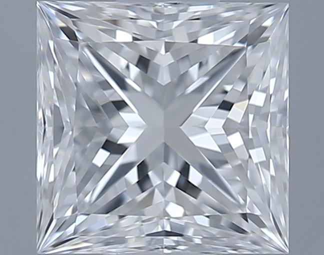 0.63ct Princess D IF Natural Diamond