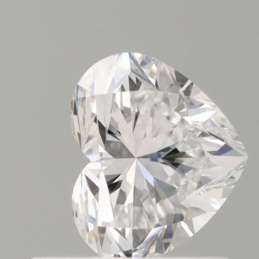 0.74ct Heart D VS2 Natural Diamond